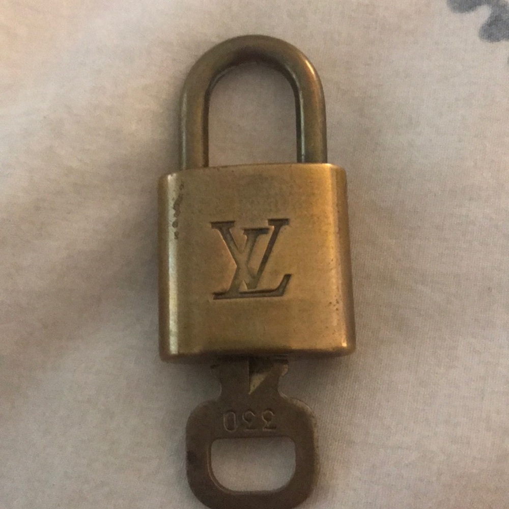 Authentic LV lock and key